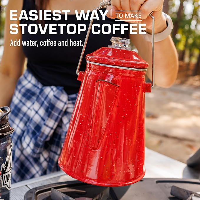 COLETTI Classic Percolator Coffee Pot — The Most Nostalgic Camping Coffee Pot - Image 5