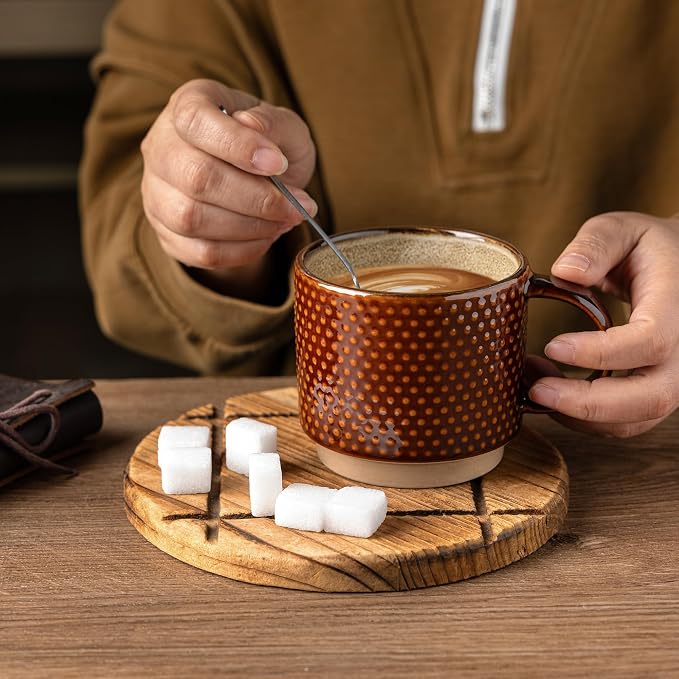 GBhome 12OZ Stackable Coffee Mugs - Image 4