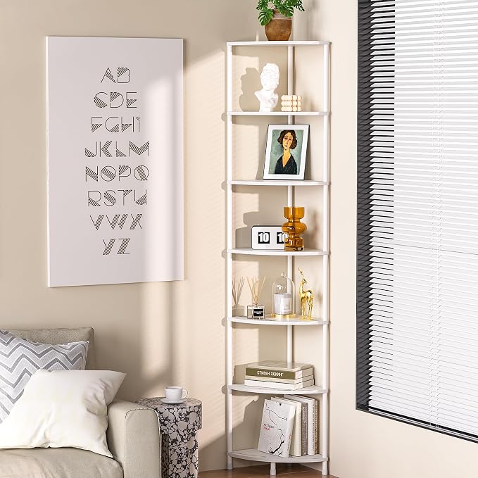 7 Tier Corner Shelf Stand Kitchen Organizer - Image 2