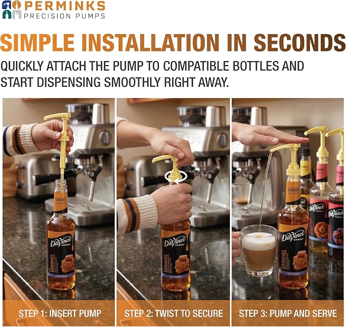 6 pack Coffee Syrup Pump Dispenser - Image 4
