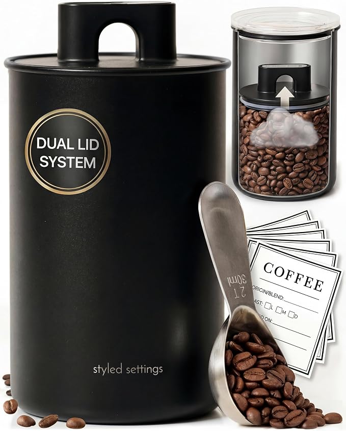 STYLED SETTINGS Coffee Storage Container by STYLEDSETTINGS