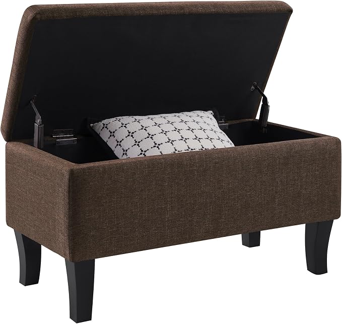 Convenience Concepts Designs4Comfort Winslow Storage Ottoman Bench 32" - Image 4
