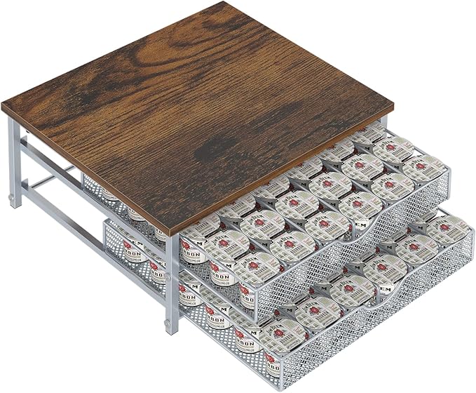 Coffee Pod Holder For Counter, Coffee Pod Drawer for Keurig Pod Storage Drawer by NANANARDOSO