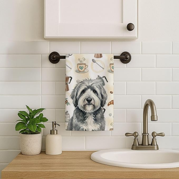 Caroline's Treasures Gray and White Old English Sheepdog Coffee Bar Kitchen - Image 7