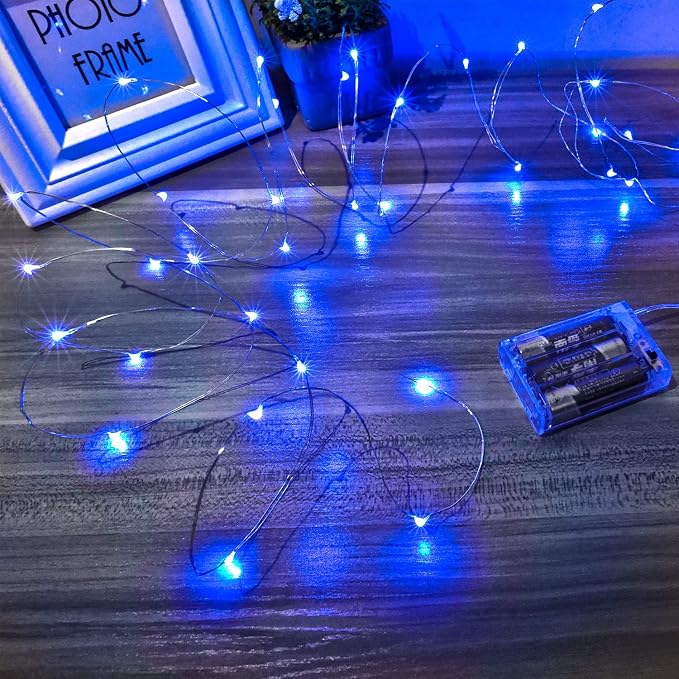 Ariceleo Led Fairy Lights Battery Operated, 4 Packs Mini Battery Powered Copper by Ariceleo