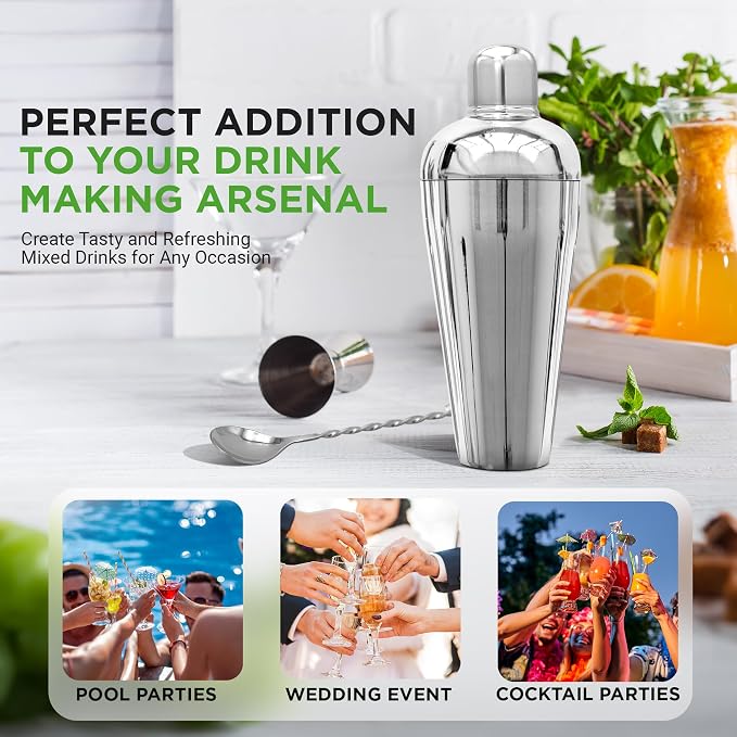 NutriChef Bartender Set 7 Piece - Image 5