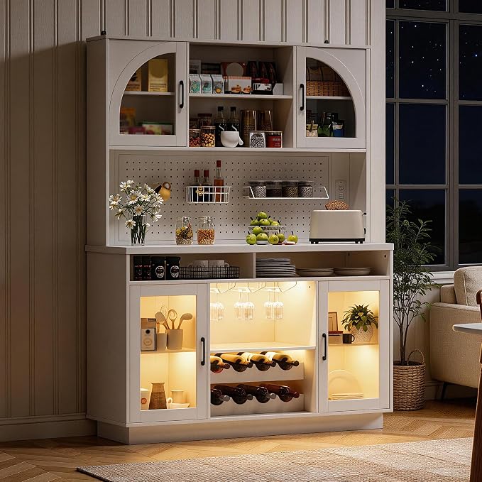 BINGTOO 71" Tall Kitchen Pantry Cabinet - Image 7