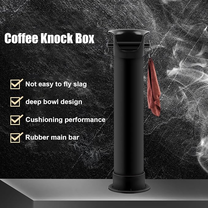 Yctze Sturdy Coffee Grounds Knock Box Large Capacity Bin - Image 8