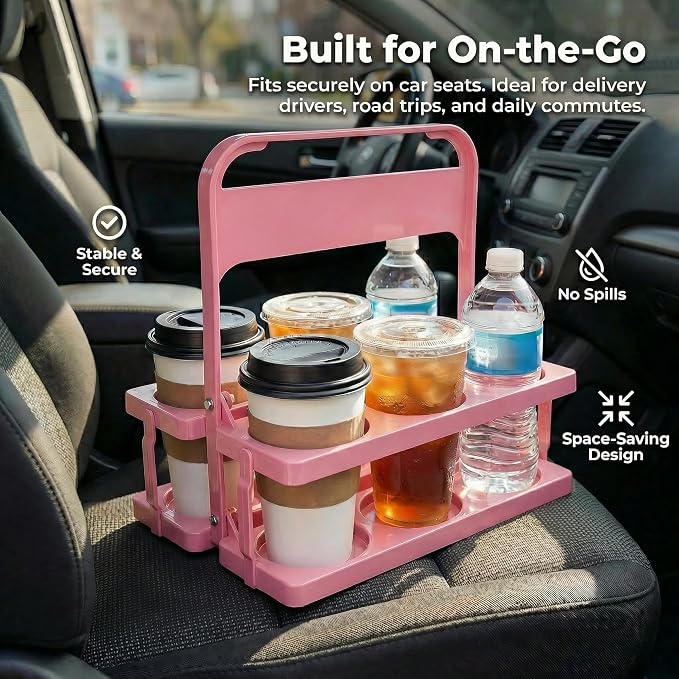 6 Cup Drink Carrier for Delivery - Image 6
