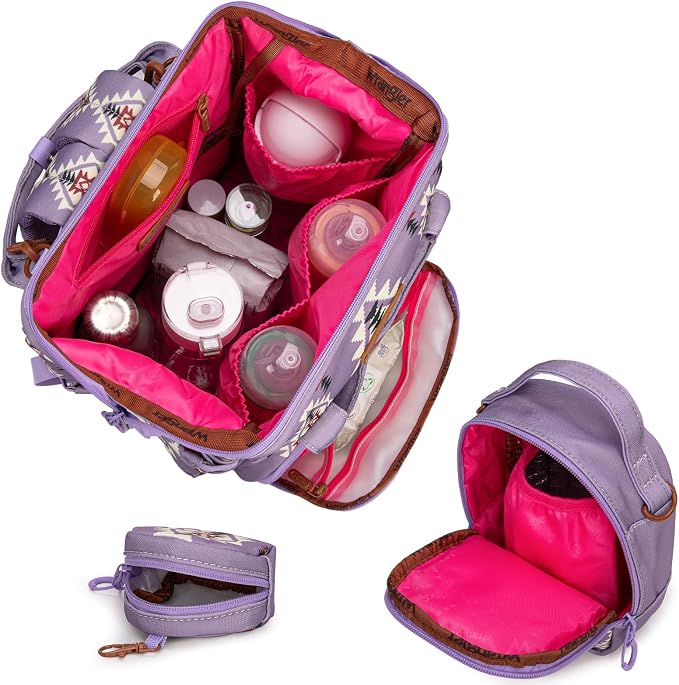 Montana West Wrangler Callie Diaper Bag Backpack - Image 3