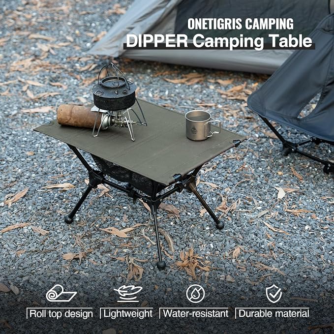 ONETIGRIS Dipper Camping Table, Lightweight Portable Folding Table - Image 3