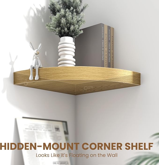 Fun Memories Floating Corner Shelves Set of 2 - Image 4