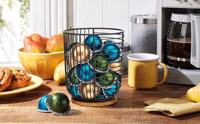 Coffee Pod Holder -Black Wire K Cup Storage - Image 2
