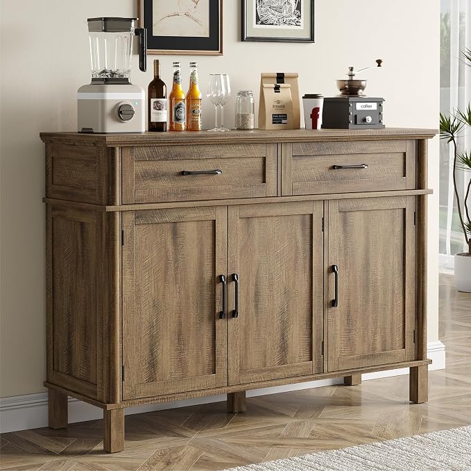 48 Inch Sideboard Buffet Cabinet by LEFURTURE