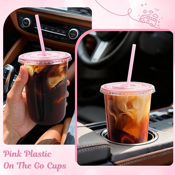 tchrules 100 Set 16oz Plastic Cups - Image 6
