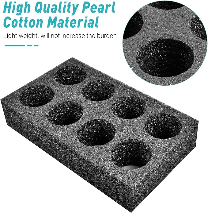 2Pcs Takeout Cup Holders Foam, 8 Cups Foam Takeout Coffee Drink Carrier Trays - Image 3