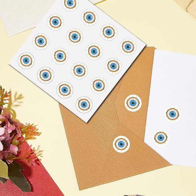 CREATCABIN 128Pcs Evil Eye Stickers - Image 4