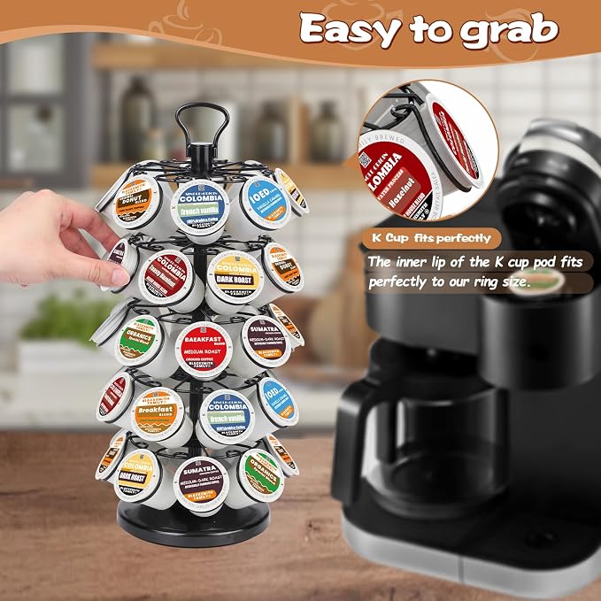 BLACKSMITH FAMILY 40 Pods Capacity Very Easy Assembly K Cup Holders, K Cup - Image 5