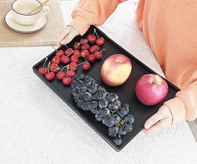 Black Serving Tray for Gathering Small Items | Serving Accessory, Perfume and - Image 4