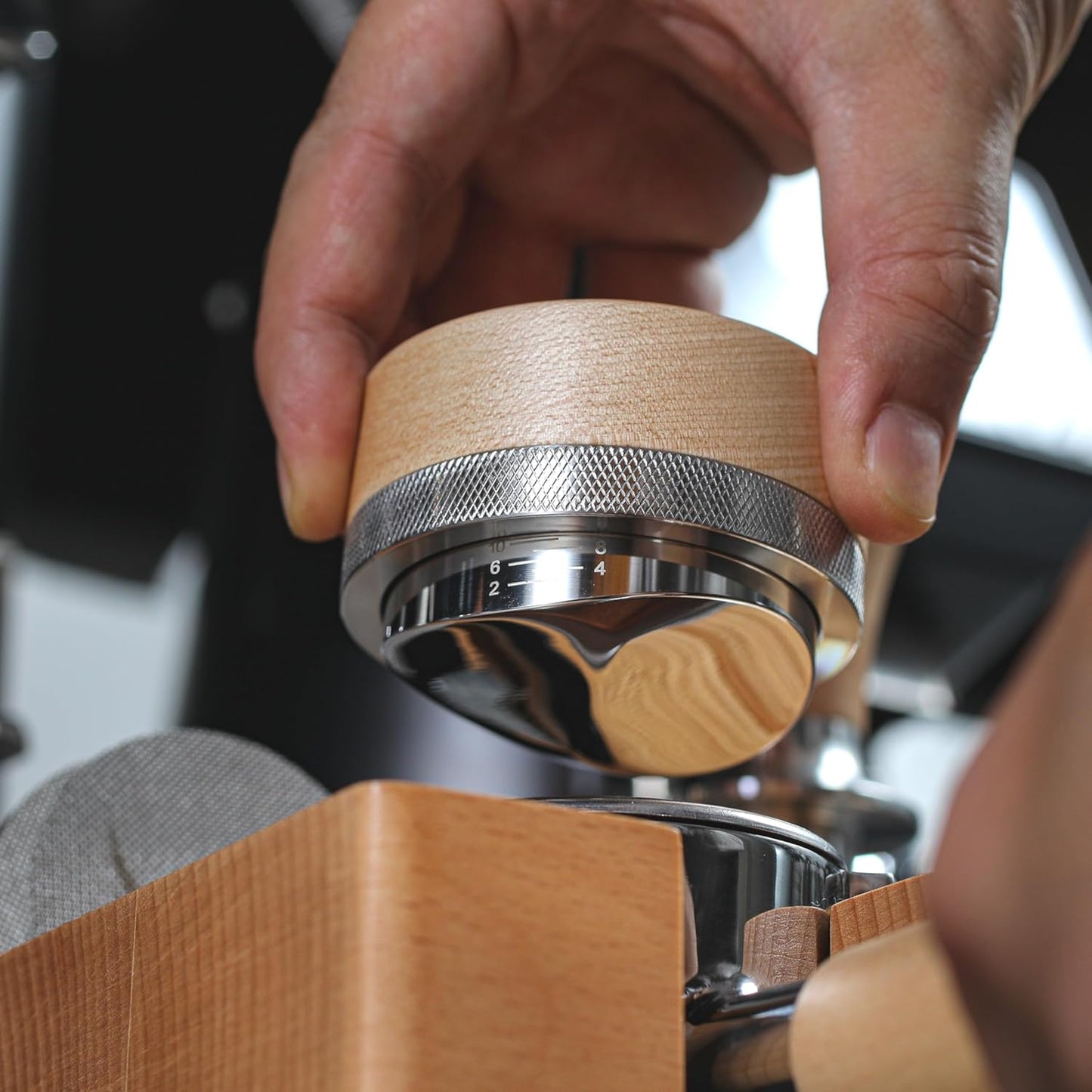 58mm Espresso Tool Set for Breville Dual Boiler & Oracle Jet Includes Naked Portafilter, Spring Tamper, Distributor, Tamping Station, Dosing Funnel & Puck Screen | Maple Barista Kit