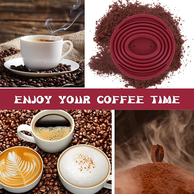 Prasacco Pour Over Coffee Dripper Foldable Travel Pour Over Coffee Maker | - Image 5