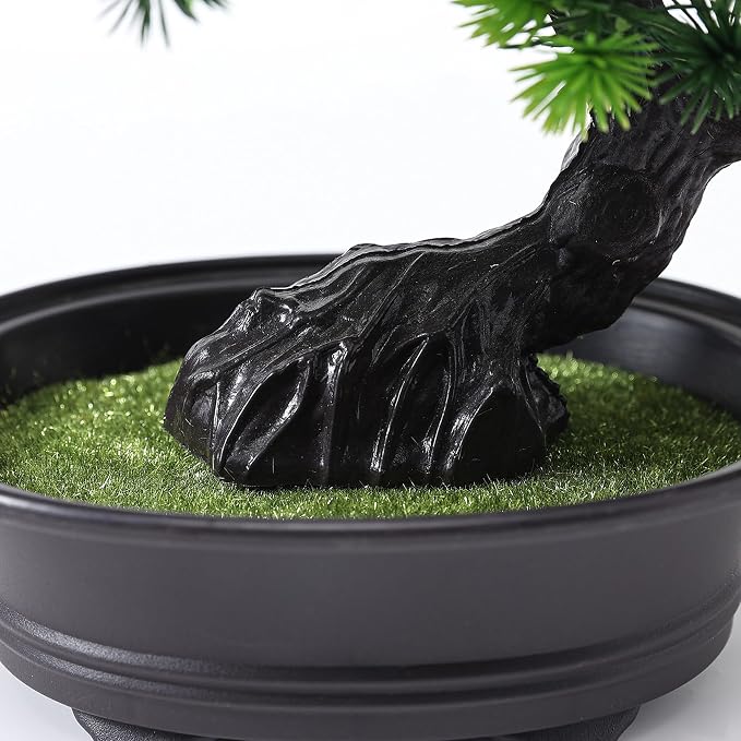 Small Fake Plants Desk Decor Artificial Bonsai - Image 5