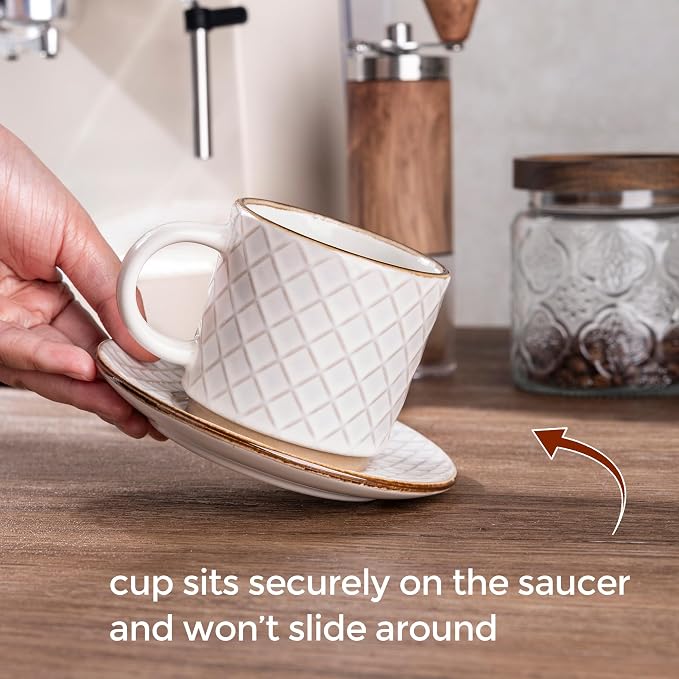 GBhome 6OZ Stackable Coffee Mugs - Image 4