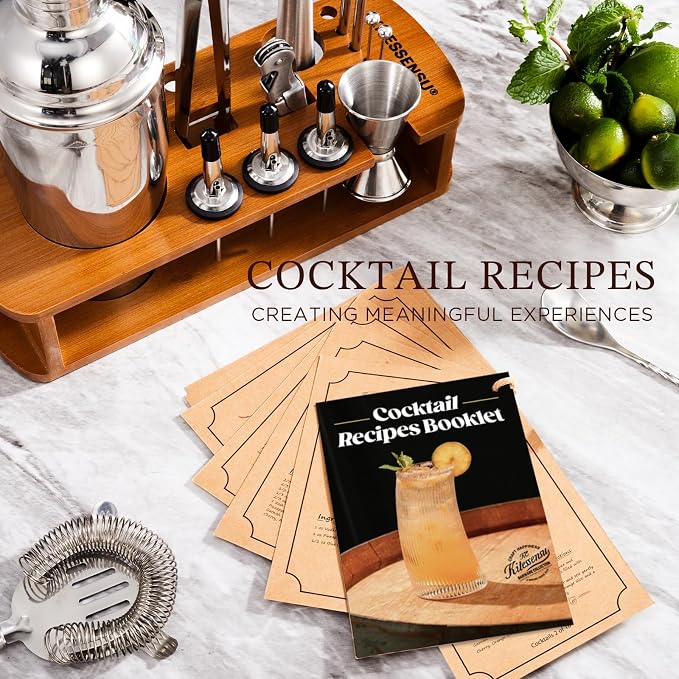 KITESSENSU Cocktail Shaker Set Bartender Kit - Image 5