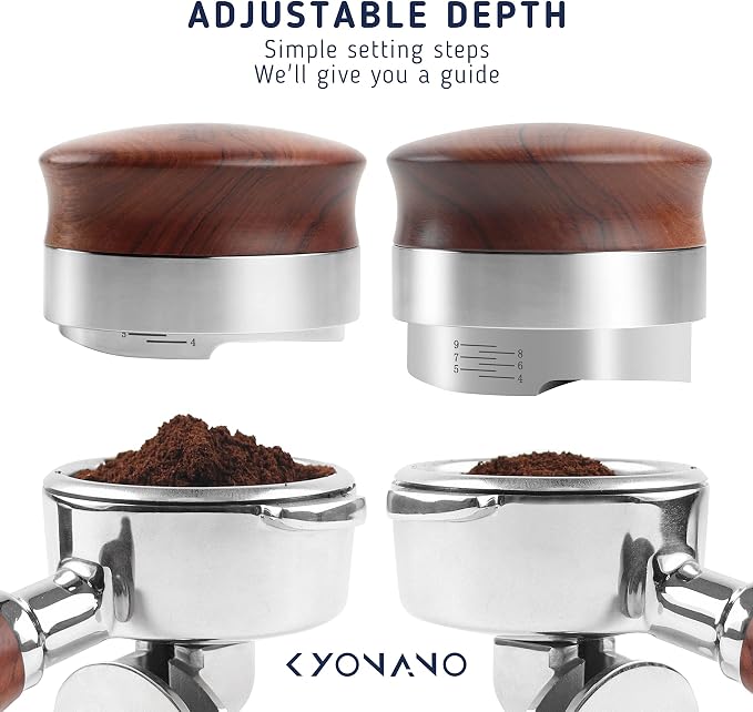KYONANO Dalbergia Odorifera Wooden Coffee Distributor 51mm - Image 6