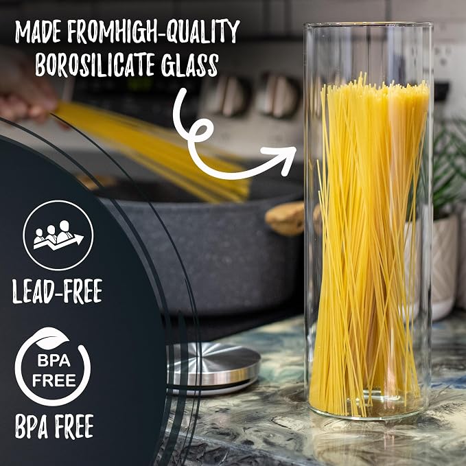 Bacimi® Airtight Borosilicate 3mm thick Glass Storage Containers - Image 7