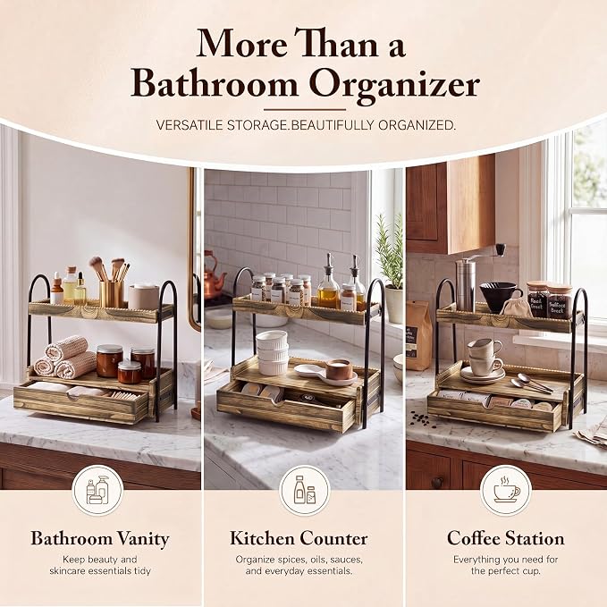 Novabright 2-Tier Bathroom Countertop Organizer - Image 5