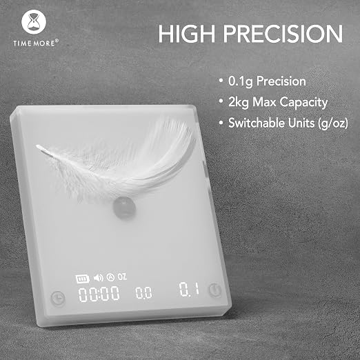 Timemore Basic Mini Coffee Scale, Slim & Lightweight Design, Three Modes | - Image 5