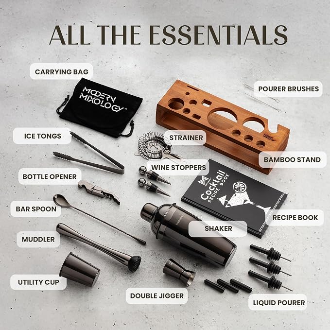 Modern Mixology Pro-Graded Cocktail Shaker Set - Image 2