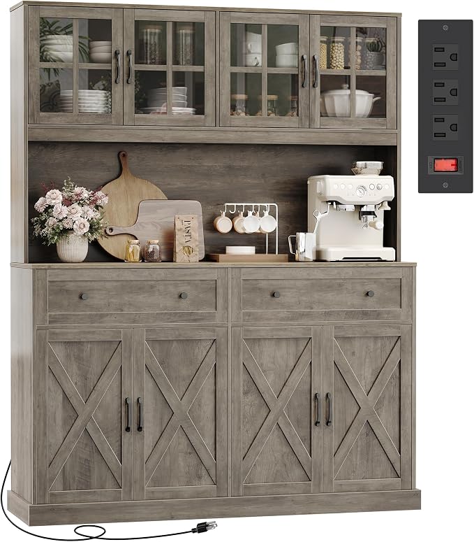 PRAISUN 71''H x 55.1''W Pantry Cabinet by PRAISUN