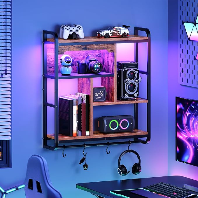 HOOBRO Gaming Floating Shelves by HOOBRO
