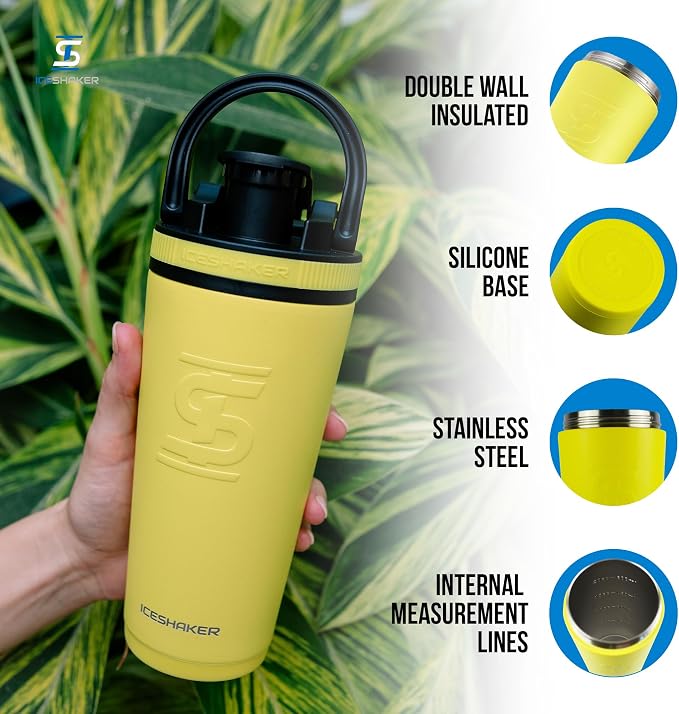 Ice Shaker Insulated Stainless Steel Shaker Bottle | 26oz - Image 2