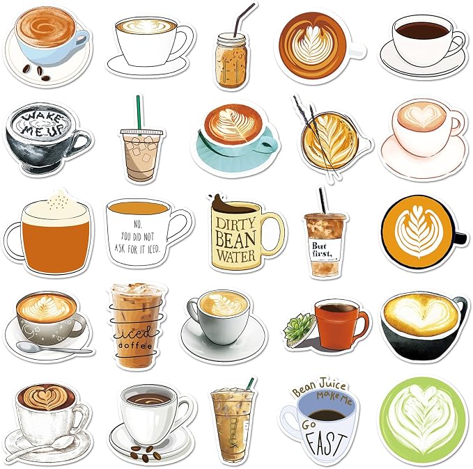 Dessert Coffee Stickers - Image 4