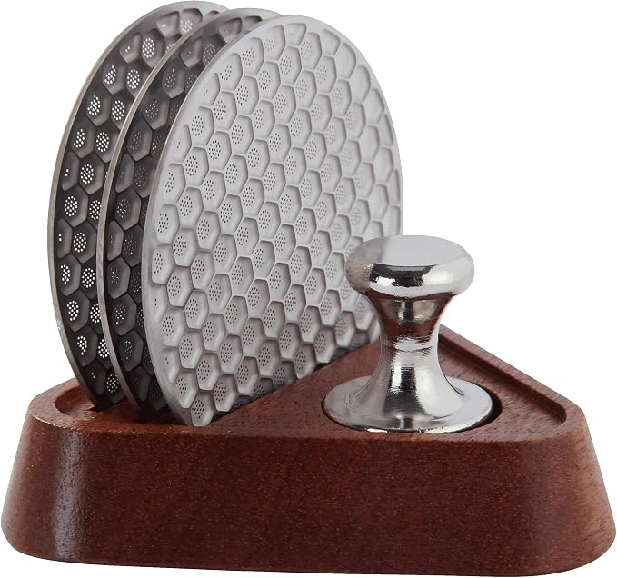 Espresso 3cps 58.5mm Puck Screen made of 316 stainless steel 1mm thick 60μm by Lookingforwardtoeveryshot%EF%BC%81