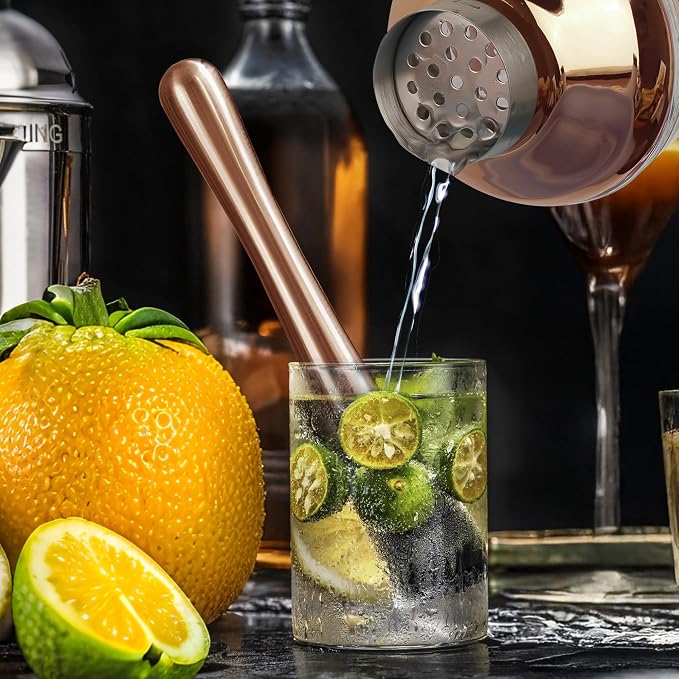 Glass Cocktail Shaker, 17oz Leak-Proof Martini Shaker - Image 5