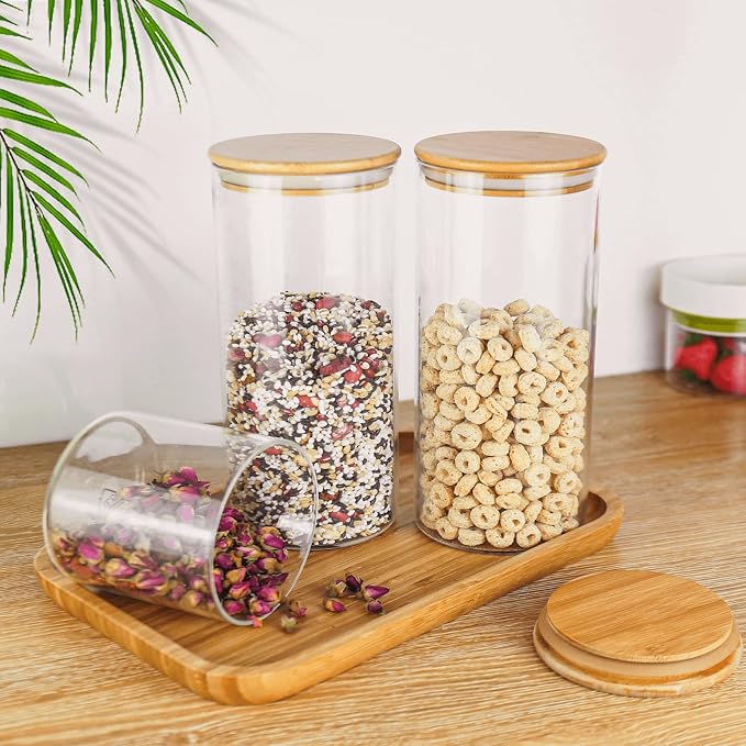 18 Oz/550 ML Glass Jar with Lid, - Image 8