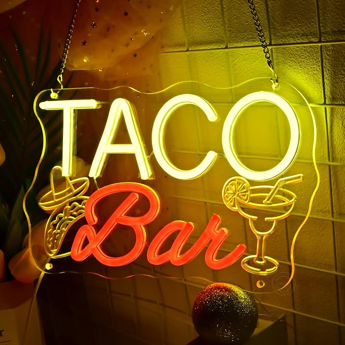 Britrio Taco Bar Neon Sign Light - Image 5