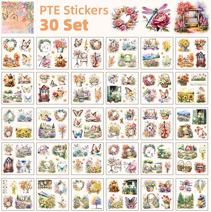 Multi-Tone Garden Theme Scrapbooking Supplies - Image 3