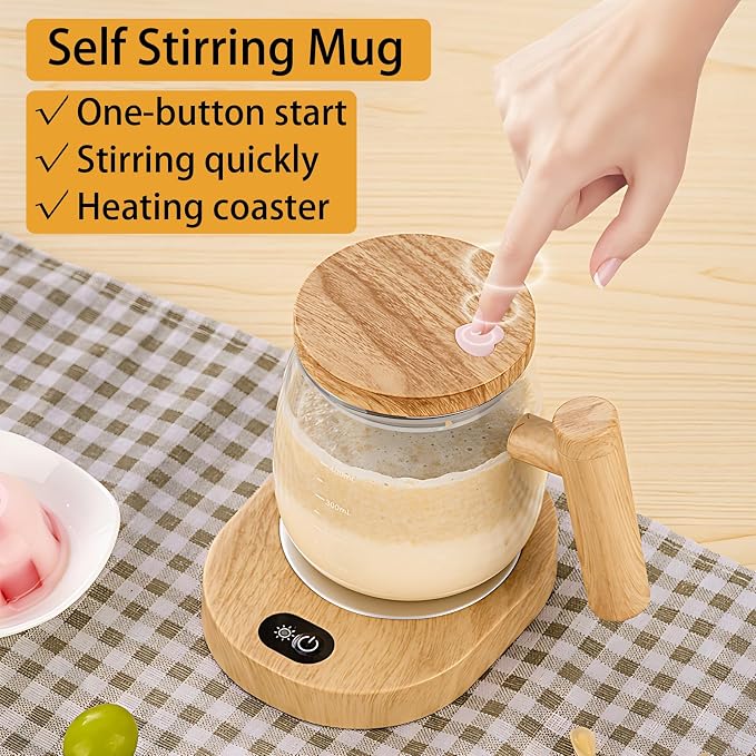 Self Stirring Mug, 400ML Self Stirring Coffee Mug Electric Mixing Mug High - Image 4