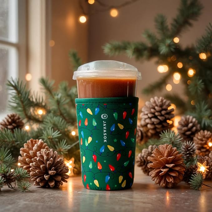 Sok It JavaSok Iced Coffee & Cold Soda Insulated Neoprene Cup Sleeve - Image 4