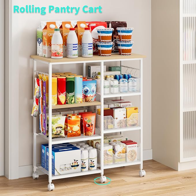 HapiRm Rolling Kitchen Carts - Image 5