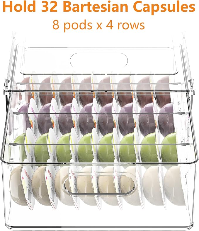Refrigerator Storage Drawer for Bartesian Cocktail Pods, Stackable Bartesian - Image 2