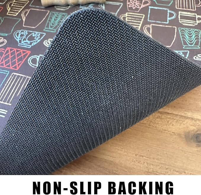 Coffee Maker Mat for Countertop – Absorbent, Non-Slip Coffee Bar Mat, Protects - Image 3