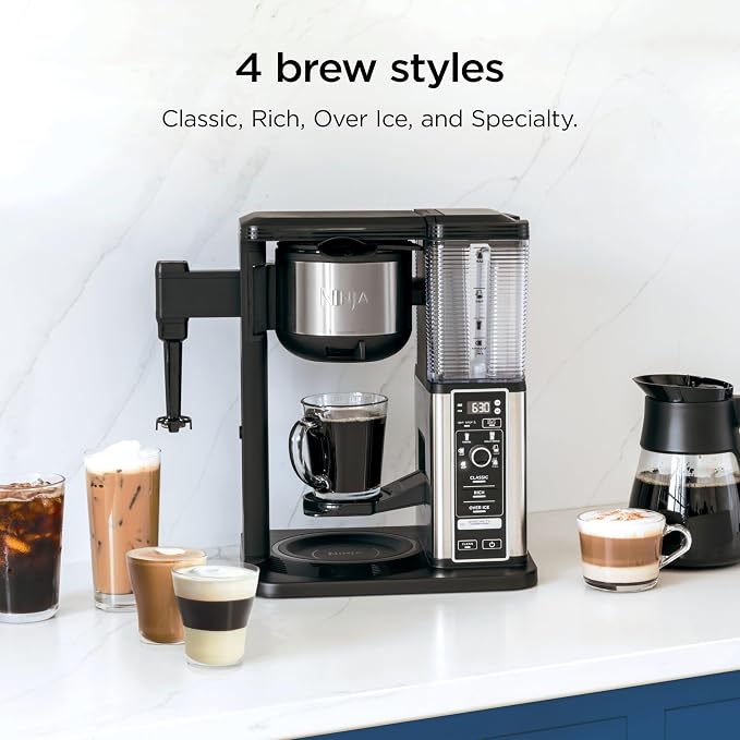 Ninja Specialty Coffee Maker | Includes 10-Cup Carafe, Fold-Away Frother - Image 4
