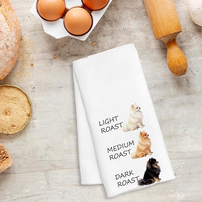 Funny Pomeranian Kitchen Towels, Pomeranian Gifts - Image 5