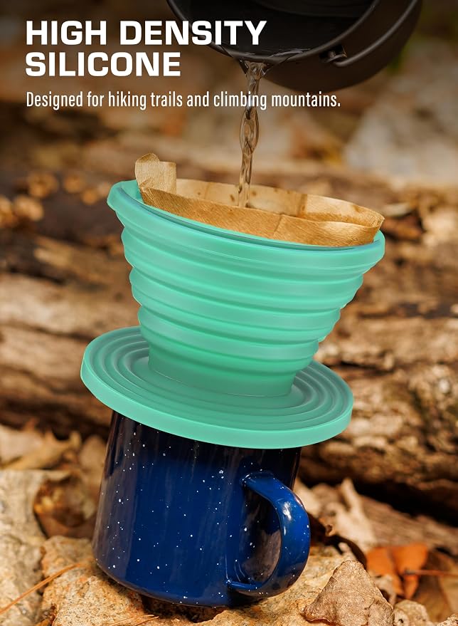 COLETTI Sierra Camping Pour Over Coffee Dripper — Collapsible Pour Over Coffee - Image 7